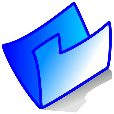 blue folder png svg clip art  web  clip art png icon arts