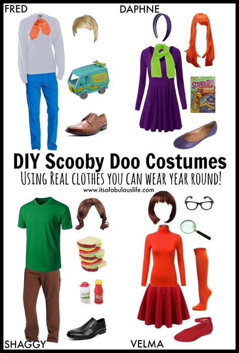 Group Halloween Costume Ideas Diy Scooby Doo Gang It S A Fabulous