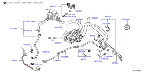 diagram power steering piping   nissan altima