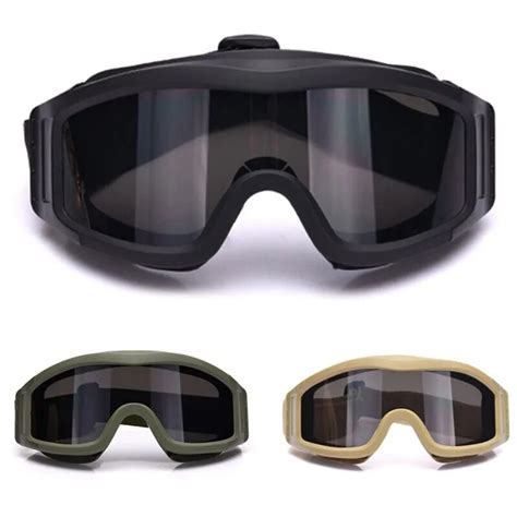 Military Airsoft Tactical Goggles Safety Glasses Combat Goggles 3