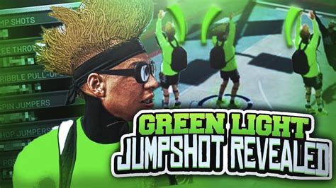 green light jumpshot revealed  nba   custom jumpshot nba   green