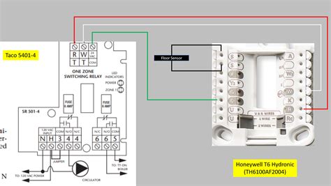 honeywell  pro thermostat wiring diagram