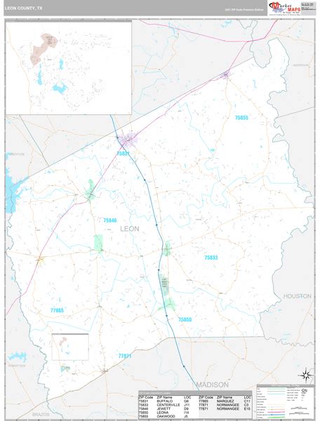 leon county tx zip code maps premium