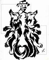 Wolf Tribal Tattoo Deviantart sketch template