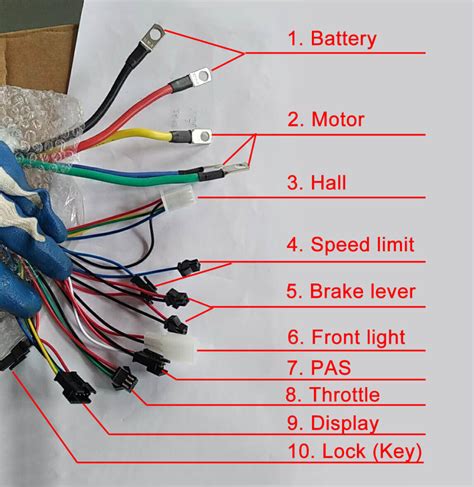 electric bike circuit diagram