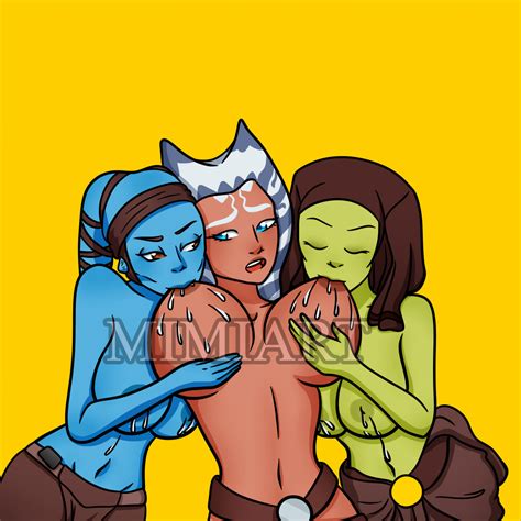 Rule 34 3girls Aayla Secura Ahsoka Tano Alien Big Breasts Blue Eyes