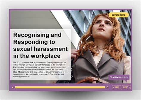 sexual harassment off the shelf course lingel learning