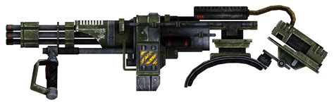 shoulder mounted machine gun  fallout wiki fallout  vegas