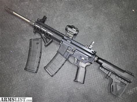 Armslist For Sale Ar 15 13 5 Pistol In 300 Blackout With Kak Brace