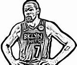 Durant Basketball sketch template