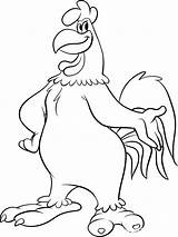 Looney Tunes Coloring Pages Characters Leghorn Foghorn Toons Pepe Cartoon Le Pew Cartoons Printable Para Colorear Baby Color Rooster Drawings sketch template