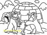 Igloo Coloring Pages Getcolorings sketch template