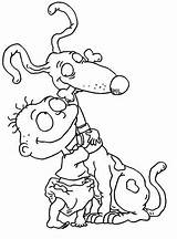 Rugrats Coloring Pages Fun Kids sketch template