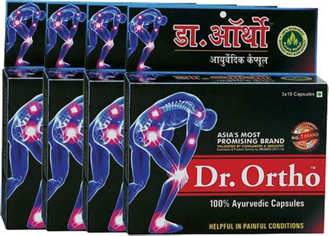 dr ortho ayurvedic pain relief capsules  caps   pack pack