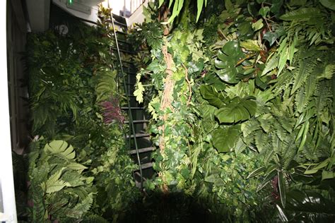 artificial jungle green wall created   london basement greenwall urbanjungle
