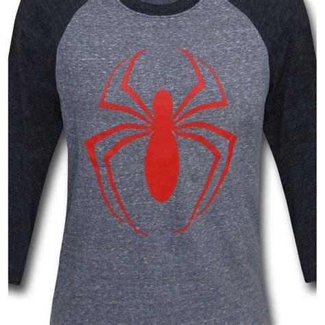 Ultimate Spiderman Symbol Men S Baseball T Shirt