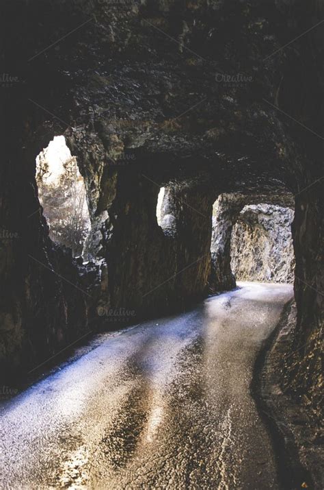 mountain tunnel photo nature nature crafts