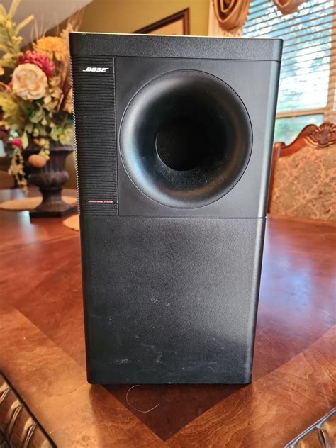 bose powered acoustimass  series iv speaker ebay