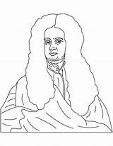 Newton Isaac sketch template