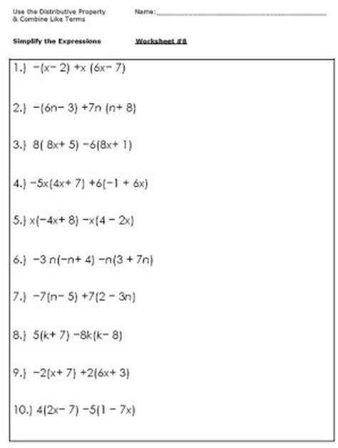 grade simple equations worksheet  class  kidsworksheetfun