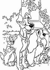 Tramp Lady Coloring Pages Color Disney Kids Print Printable Puppy Sheets Getcolorings Bestcoloringpagesforkids Coloringtop sketch template