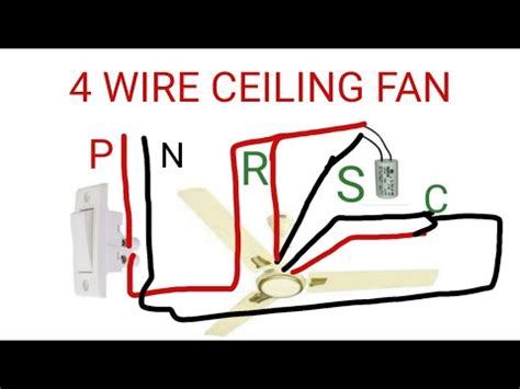 ceiling fan connection   wire youtube