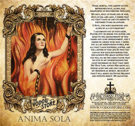 day candle label anima sola  vodou store