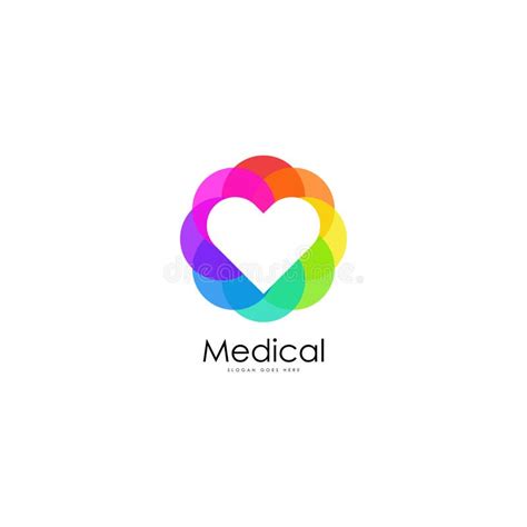 medisch logo template embleemmalplaatje voor uw zaken stock illustratie illustration  begrip