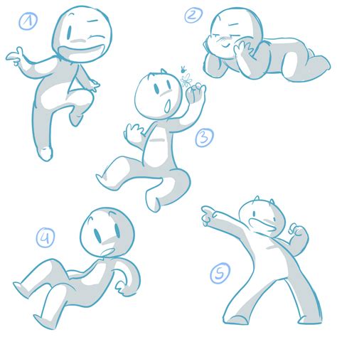 weird chibi poses ych closed  leniproduction  deviantart