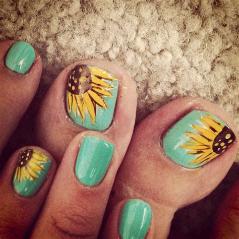 sunflower nails sunflower nails nails