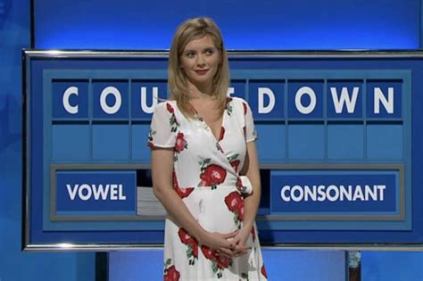 Countdown Babe Rachel Riley Oozes Sex Appeal In Daringly Plunging Dress