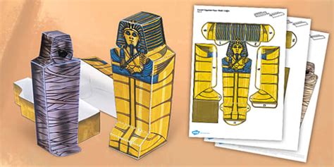 egyptian sarcophagus template printable twinkl resources