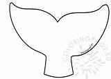 Whale Tail Printable Coloringpage sketch template