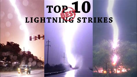 best lightning strikes top 10 countdown youtube