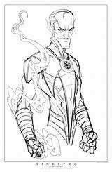 Robduenas Wip Commish Sinestro Coloring sketch template