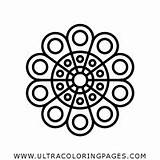 Coloring Mantelito Doily Knob Ultracoloringpages sketch template
