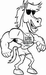 Coloring Funny Pages Horse Printable Kids Color Silly Colouring Print Turkey Face Cartoon War Fun Lifeguard Cool Faces Colorings Getdrawings sketch template