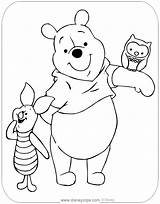 Piglet Pooh Disneyclips Winnie sketch template