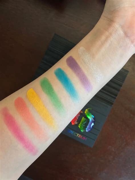 urban decay full spectrum palette swatches roses  wine