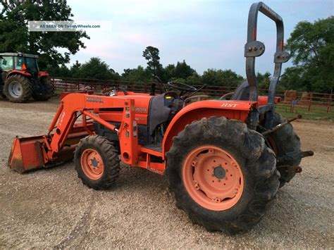 kubota  farm tractor  front  loader hst trans