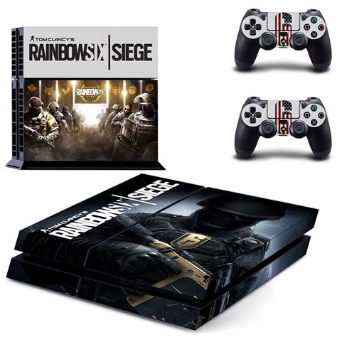 rainbow six siege decal skin sticker for ps4 console and controllers