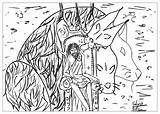 Hades Mitos Leggende Miti Leyendas Cerber Adultos Disegni Adulti Legenden Mythen Valentin Justcolor Myths Legends Erwachsene Malbuch Enfer Coloriages Elves sketch template