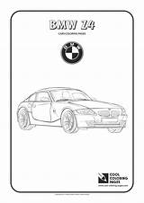 Coloring Bmw Pages Car Cars Cool Z4 I8 Template sketch template