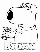 Guy Coloring Family Pages Drawings Printable Brian Griffin Stewie Colouring Drawing Cartoon Peter Print Easy Sheets Kids Lois Clipart Color sketch template
