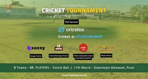 pune  host exciting cricket tournament   march organized