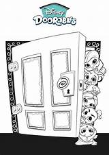 Doorables Disney Coloring Colouring Sheets Pages Tv Sheet Ukmums Activity Door Creations Sure Designg Info sketch template