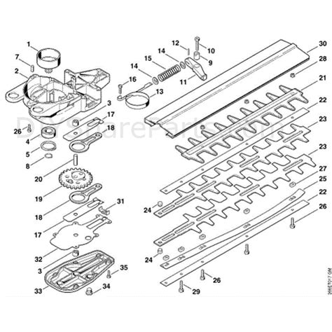 stihl hsc parts diagram tech scan