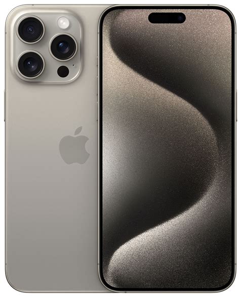 apple iphone  pro max natural titanium iphonepromaxbk gb