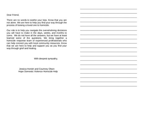 2022 Sympathy Letter Templates Fillable Printable Pdf And Forms