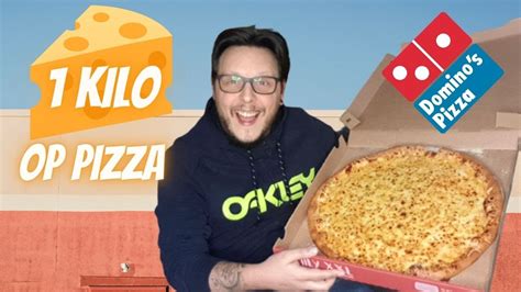 dominos pizza xxl met  kilo kaas youtube